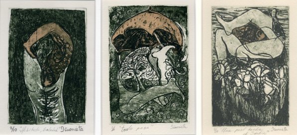Intaglio Etchings by Niurka Inurrieta