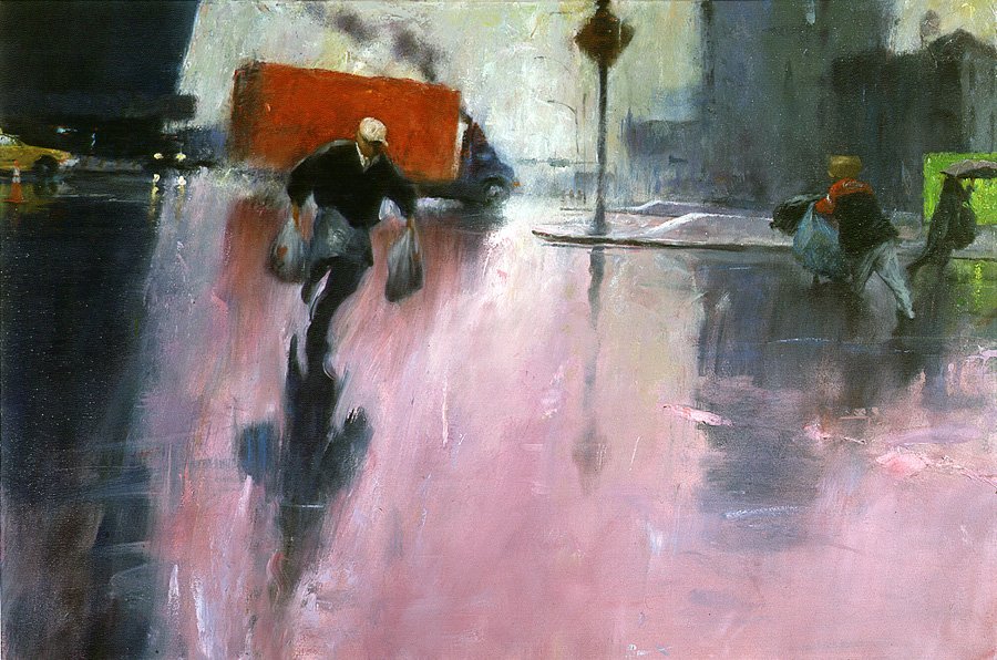 Original oil painting by David FeBland