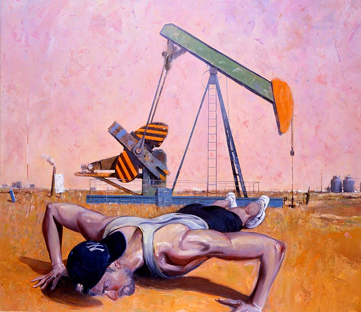 Original oil painting by David FeBland