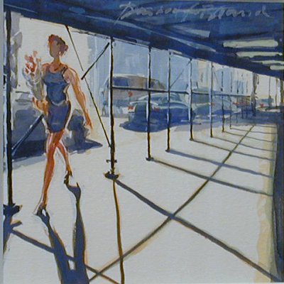 Blue Light Walker by David FeBland