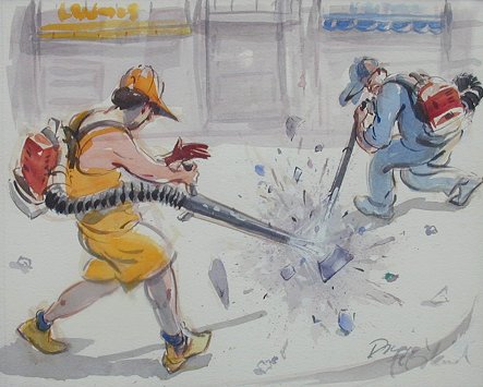 Original painting by David FeBland