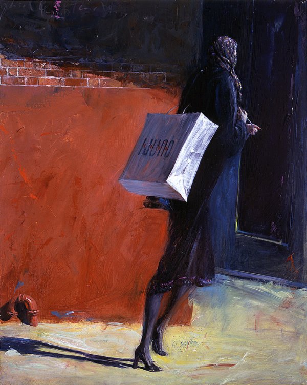 Original oil painting by David FeBland