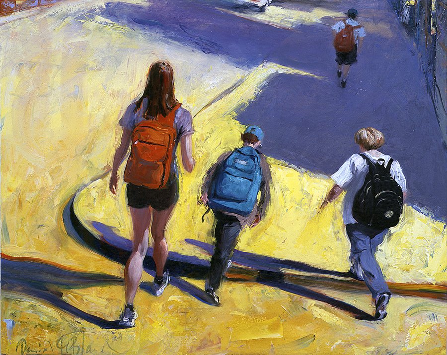 Original oil painting by David FeBland