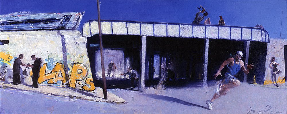 Original oil painting by David FeBland