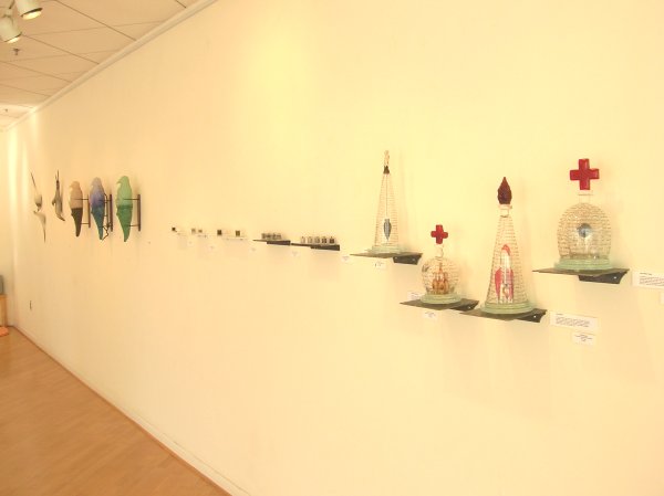 View of the main gallery wall