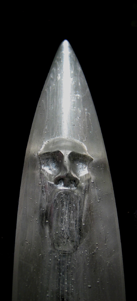 detail of mixed media sculpture by Syl Mathis