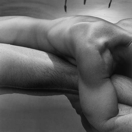 Male Couple with Black Lines