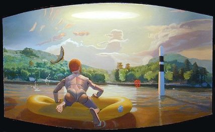 Birth is an oil on canvas